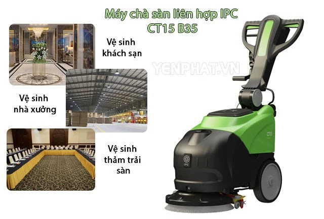 Máy chà sàn liên hợp IPC CT15 B35 6