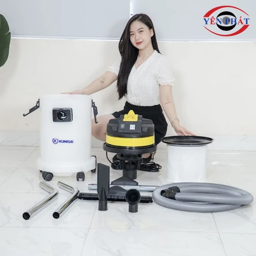 Máy hút bụi Kumisai KMS 30S thùng nhựa - màu vàng 9