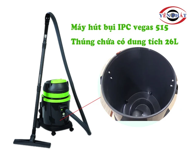 Thùng chứa Máy hút bụi IPC Vegas 515