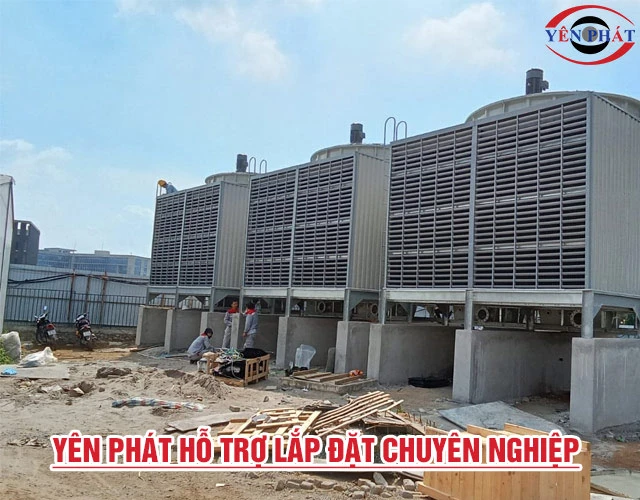 Yên Phát bán 4 tổ hợp tháp giải nhiệt Kumisai KMS 350RT 2Cell