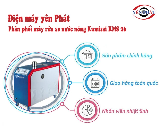 máy rửa xe Kumisai KMS26 yên phát