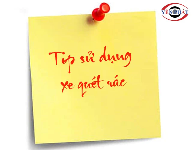 Tip sử dụng xe quét rác ngồi lái Kumisai KMS 2000