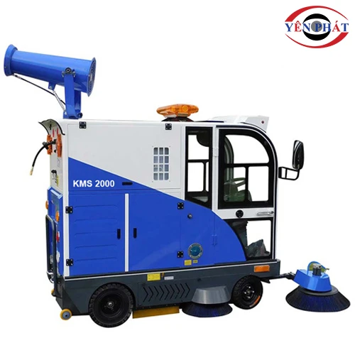Xe quét rác ngồi lái Kumisai KMS 2000 3