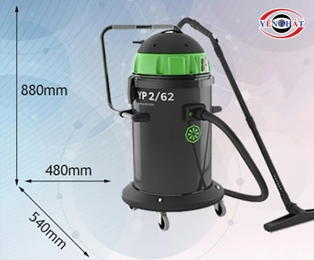 kích thước của máy hút bụi IPC YP2/62 W&D