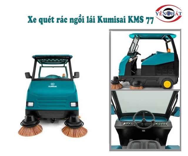 Buồng lái của xe Kumisai KMS 77