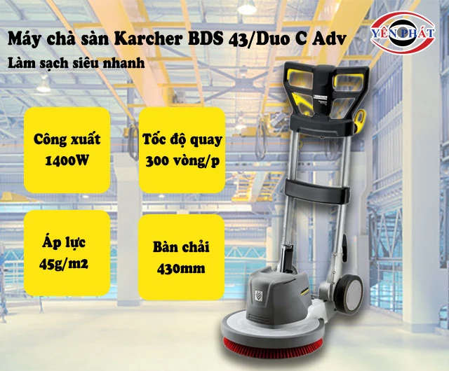 máy chà sàn Karcher BDS 43/Duo C Adv