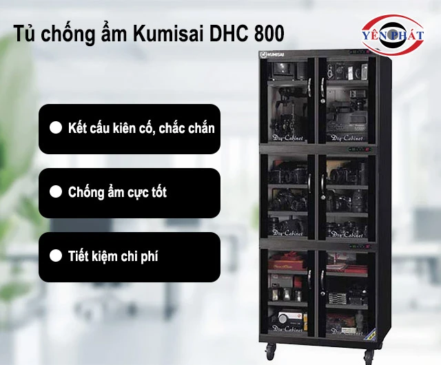 ưu điểm của Tủ chống ẩm Kumisai DHC 800