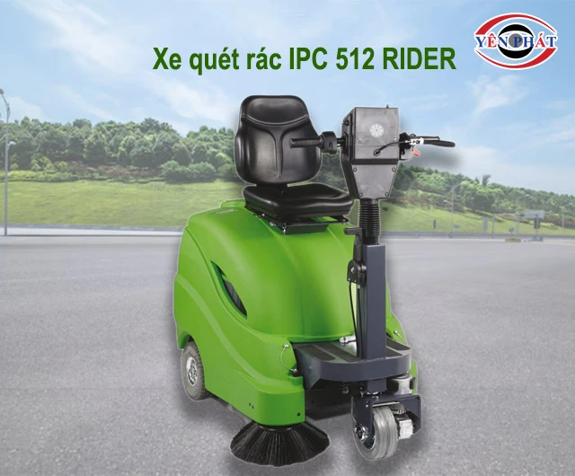 Xe quét rác ngồi lái IPC 512 RIDER