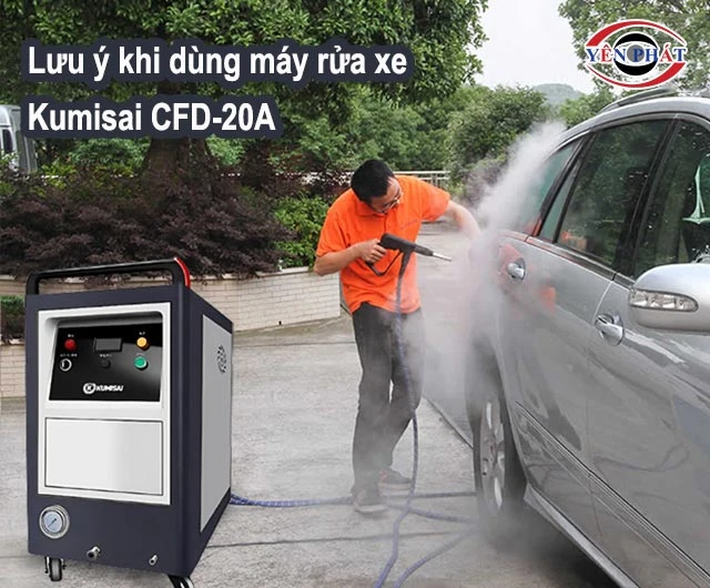 lưu ý khi dùng máy rửa xe