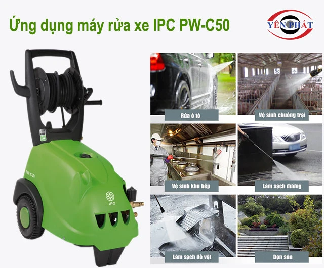 ứng dụng của Máy rửa xe IPC PW-C50