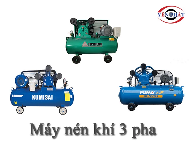 Top 6 Máy nén khí 3 pha (380V): Tạo áp đỉnh, Lên hơi nhanh