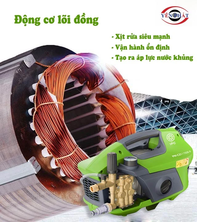 động cơ lõi đồng máy rửa xe IPC