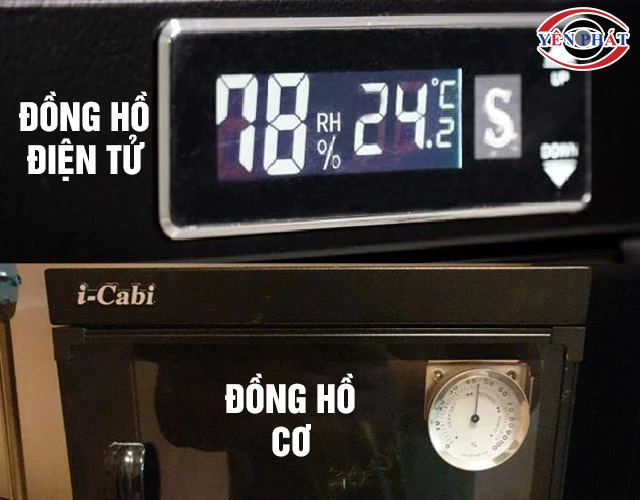 phụ kiện tủ chống ẩm đồng hồ đo độ ẩm