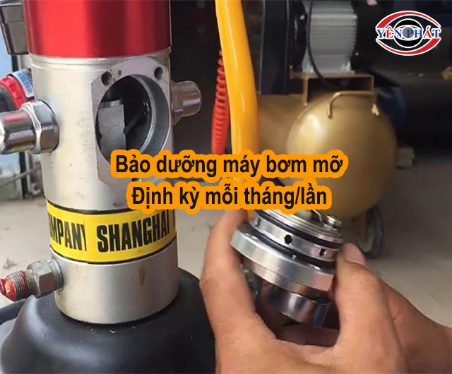tần suất bảo trì máy bơm mỡ