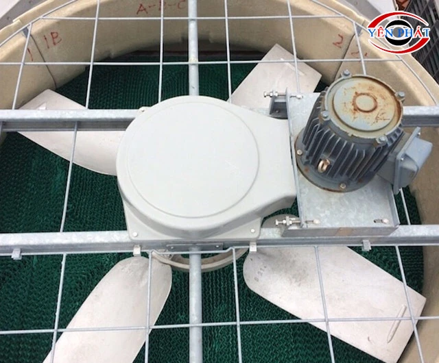 Motor và quạt siêu lớn