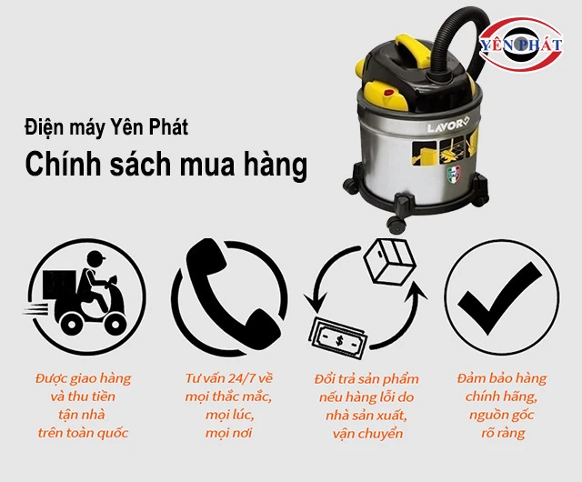 chính sách mua hàng tại yên phát