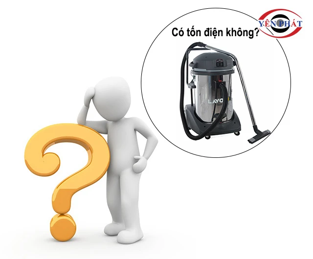 Máy hút bụi Lavor TAURUS IR dùng có tốn điện không?