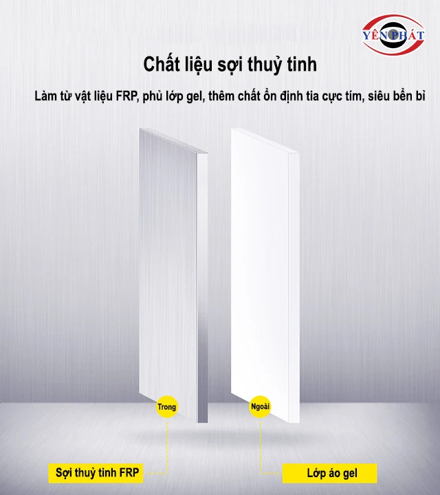 Thân vỏ FRP kháng hóa