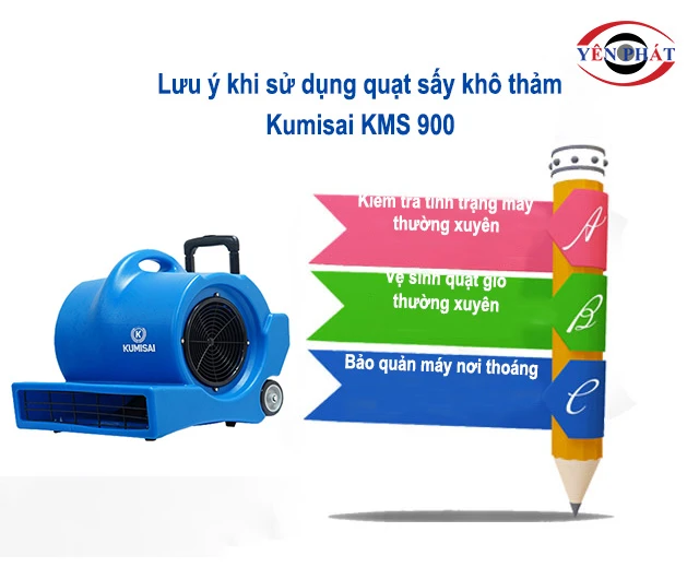 Lưu ý khi sử dụng Kumisai KMS 900