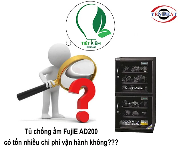Tủ hút ẩm FujiE AD200 có tốn điện không?