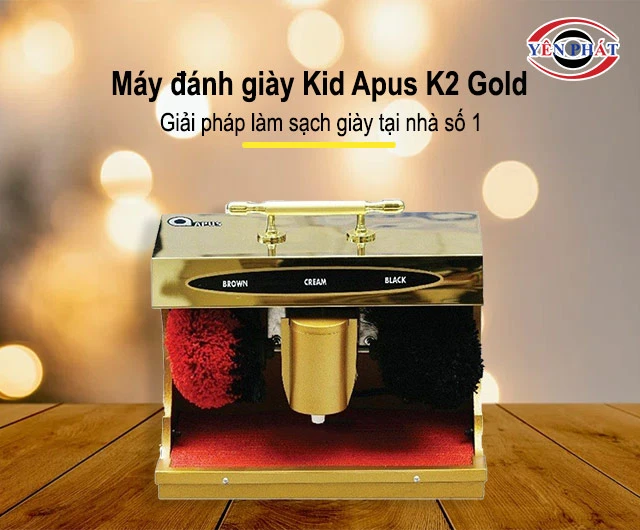 Máy đánh giày Kid Apus K2 Gold