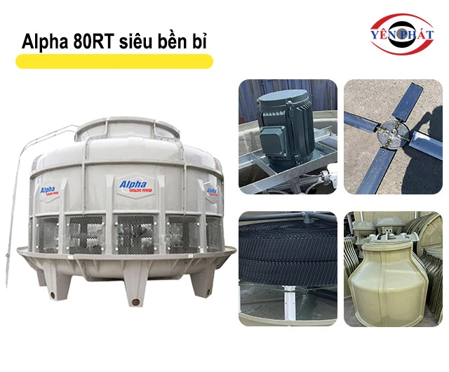 cấu tạo của Tháp giải nhiệt nước Alpha 80RT