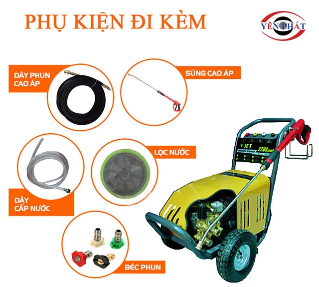 phụ kiện của máy rửa xe V-Jet C200