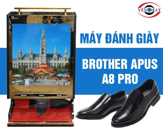 Máy đánh giày Brother Apus A8 Pro hiện đại