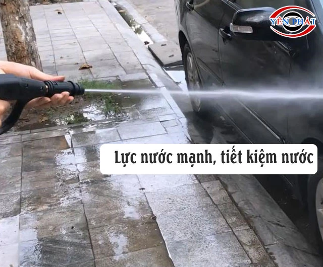 Phun rửa nhanh, tiết kiệm nước