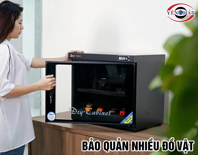 tủ chống ẩm máy ảnh FujiE AD080II bảo quản nhiều đồ vật