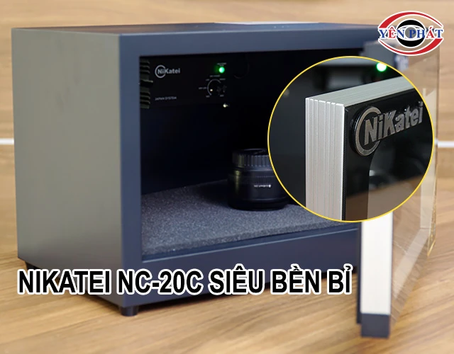 Tủ chống ẩm Nikatei NC-20C độ bền siêu cao