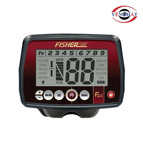 Máy dò kim loại dưới đất cao cấp Fisher F44 Mỹ 7