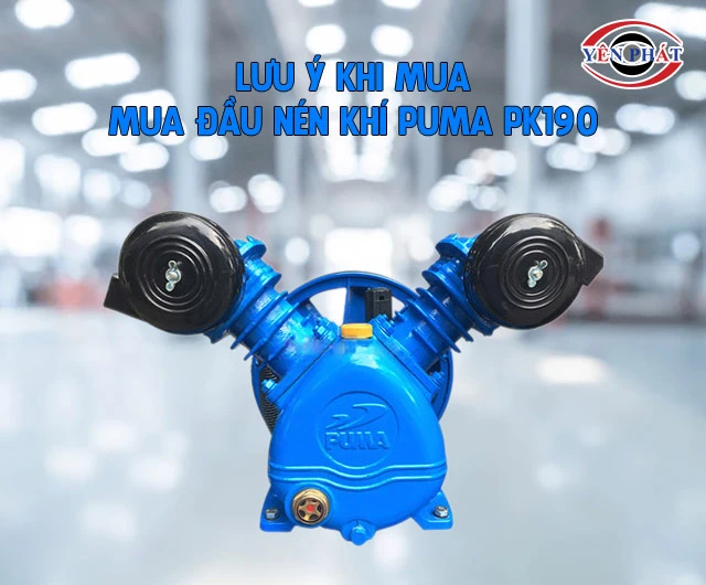 lưu ý khi mua đầu nén khí Puma PK190 (1HP)