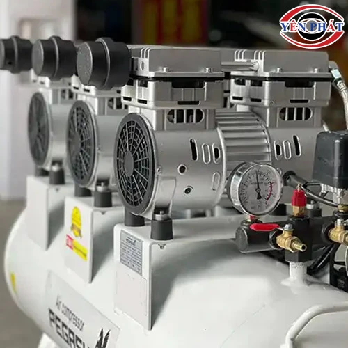 Máy nén khí không dầu giảm âm Pegasus TM-OF750x3-120L 6