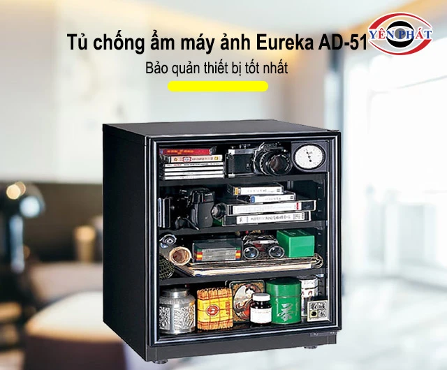 tủ chống ẩm máy ảnh Eureka AD-51 