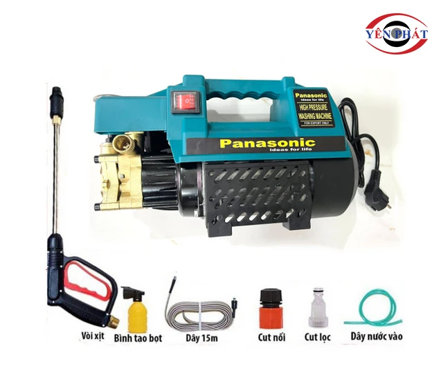 Máy rửa xe Panasonic với thiết kế nhỏ gọn