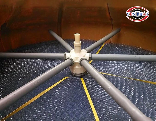 kết cấu của đầu phun tháp giải nhiệt bằng nhựa DN 90