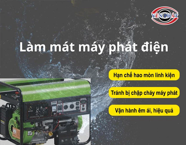 lý do nên thay nước làm mát máy phát