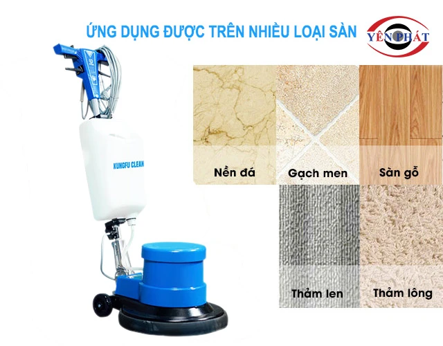 ứng dụng được trên nhiều loại sàn