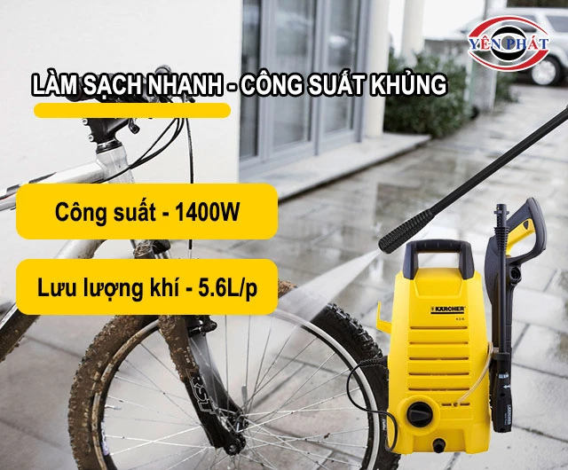 Máy bơm rửa xe gia đình Karcher K2.15 4