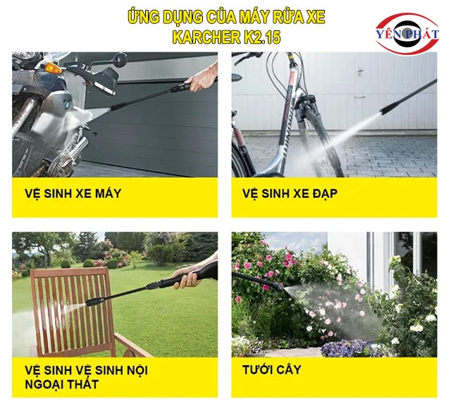 Máy bơm rửa xe gia đình Karcher K2.15 6