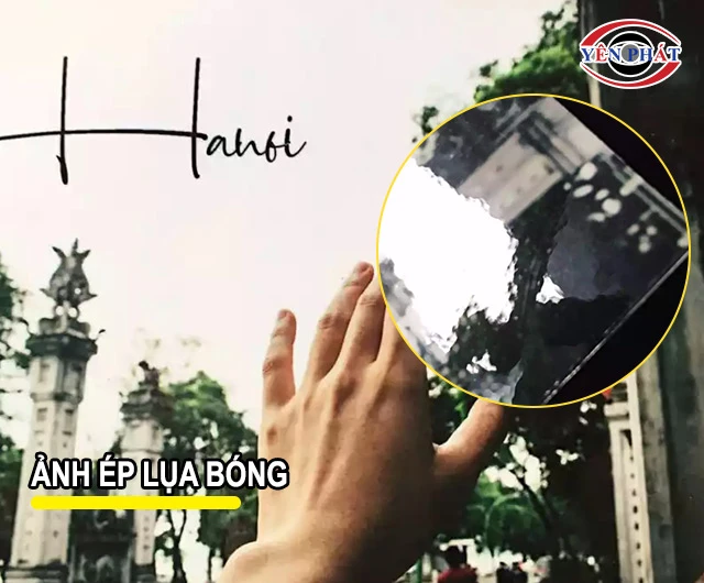 Ép lụa bóng