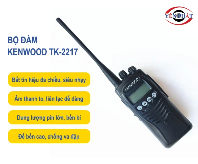 ưu điểm của bộ đàm Kenwood TK-2217