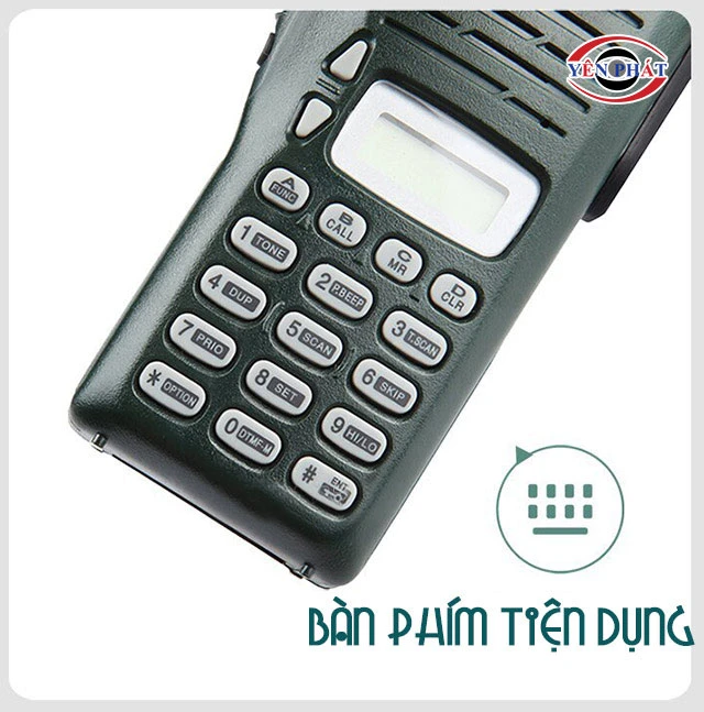 bàn phím đa dụng của ICOM IC-T3H