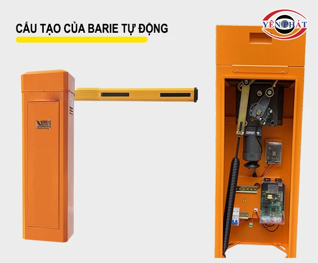 Cấu tạo cổng barie điện