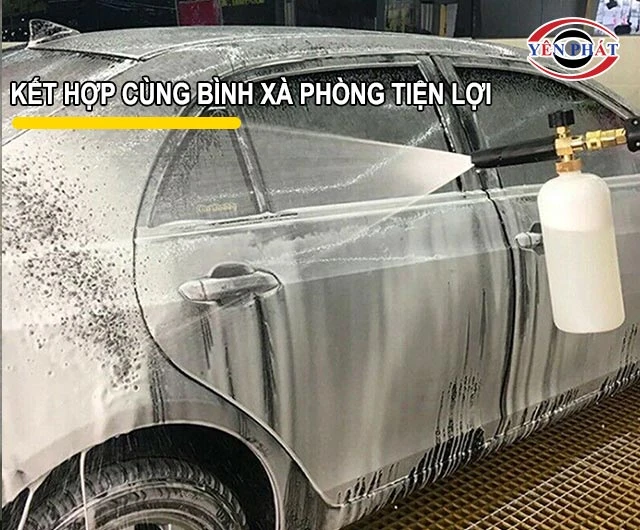 dùng kết hợp với bình xa phòng tiện lợi