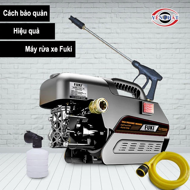 cách bảo quản của máy rửa xe Fuki