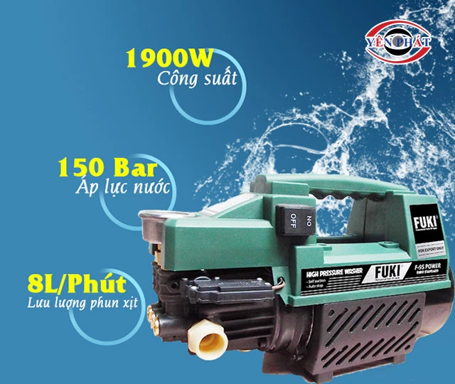 Máy bơm rửa xe Fuki F9S