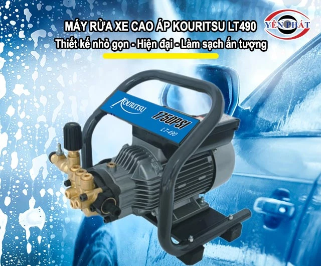 Máy rửa xe cao áp Kouritsu LT490