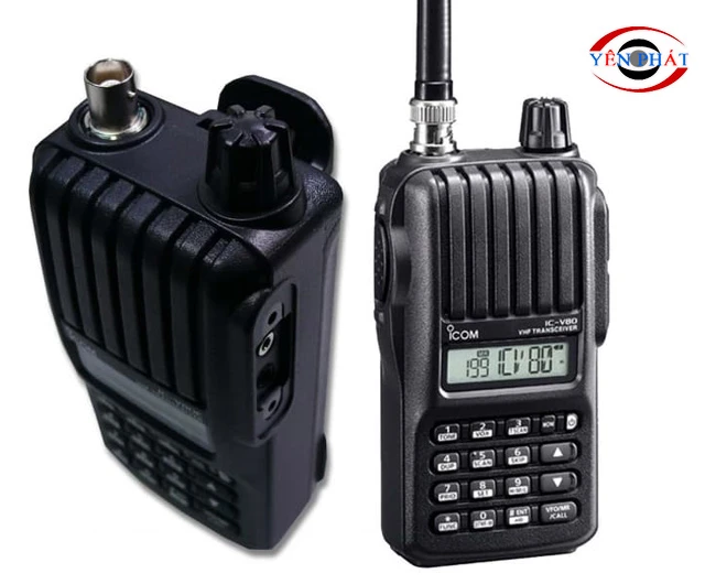 iCOM (IC-V80) VHF có giao diện hiện đại, tiện ích